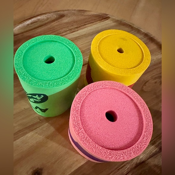 Aviator Nation Set of 3 Rad Insulated Koozie Drink Holders - Pink Green Yellow - Picture 6 of 8